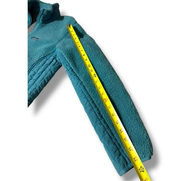 Patagonia Women’s Retro X Full Zip Long Sleeve Cozy Teal Fleece Jacket - Picture 9 of 15